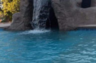 Pool with waterfall built in NWA